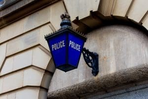 Police station lamp