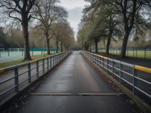 Tonbridge & Malling Council Closes Lower Castle Field Car Park Bridge to Racecourse Sportsground for Safety