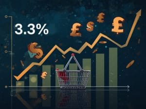 UK Inflation Jumps to 3.3% as Motor Fuel Costs Drive March Rise