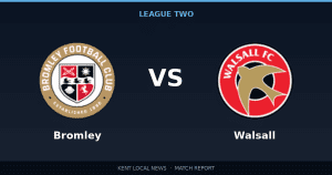 Bromley 3-1 Walsall: League Two match report