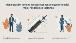 Meningitis B Vaccine Does Not Reduce Gonorrhoea Risk, Major Randomised Trial Finds