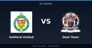 Ashford United 0-1 Deal Town: FA Trophy match report