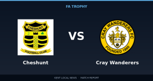 Cray Wanderers 2-1 Cheshunt: FA Trophy match report