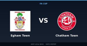 Chatham Town 4-0 Egham Town: FA Cup match report