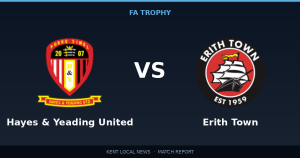 Erith Town 2-1 Hayes & Yeading United: FA Trophy match report