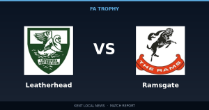 Ramsgate 2-3 Leatherhead: FA Trophy match report