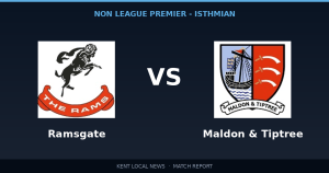 Ramsgate 2-0 Maldon & Tiptree: Non League Premier - Isthmian match report