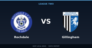 Gillingham 4-1 Rochdale: League Two match report